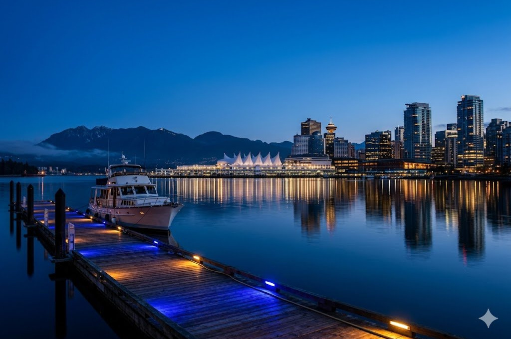 溫哥華海港夜景